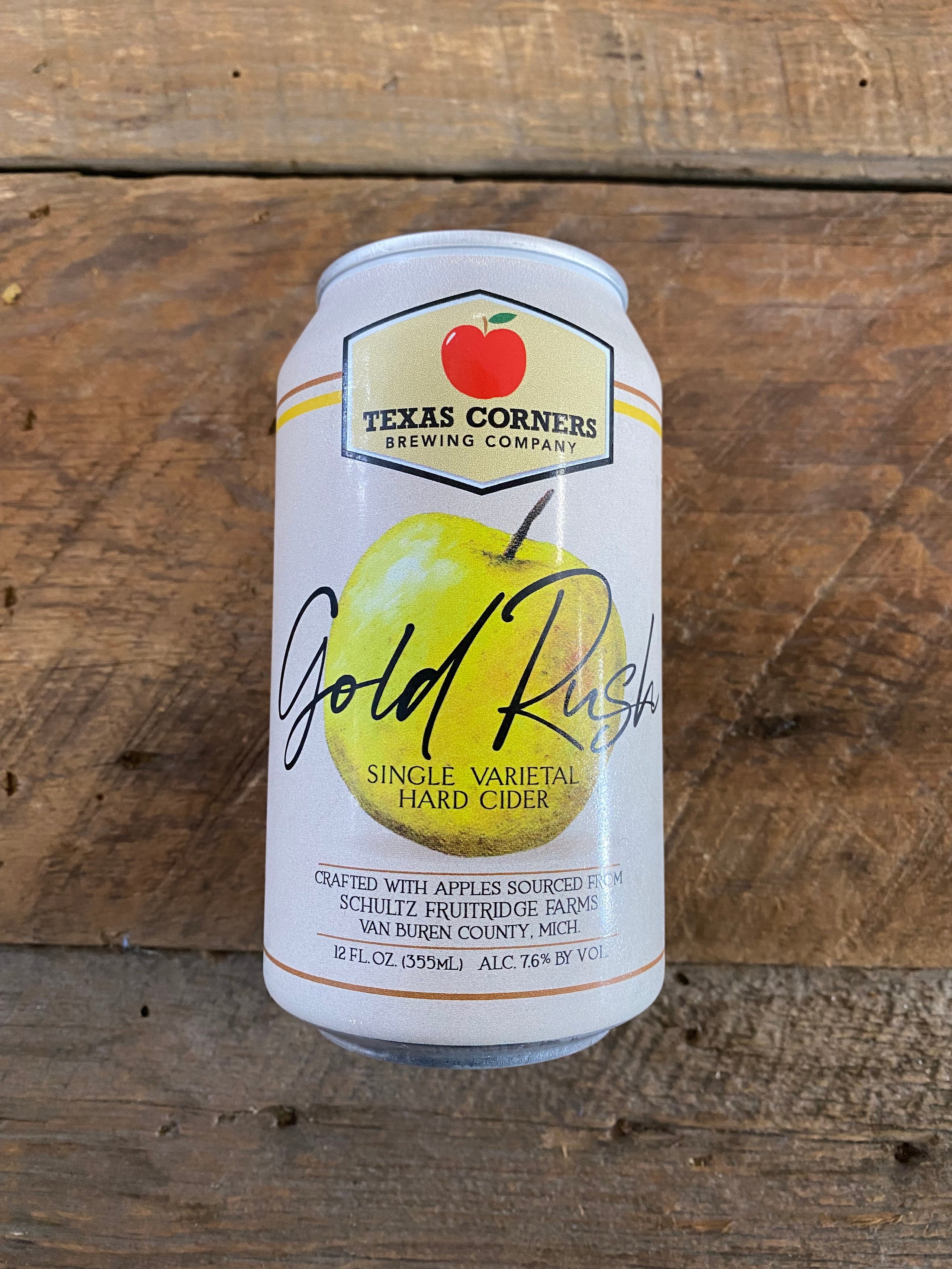 Hard Cider Can Goldrush Schultz Fruitridge Farms